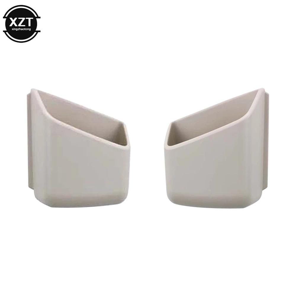 2Pcs Universal Car Auto Sunglasses Organizer Eyeglasses Glasses Holder Accessories Phone Organizer Storage Boxes Holders Pocket
