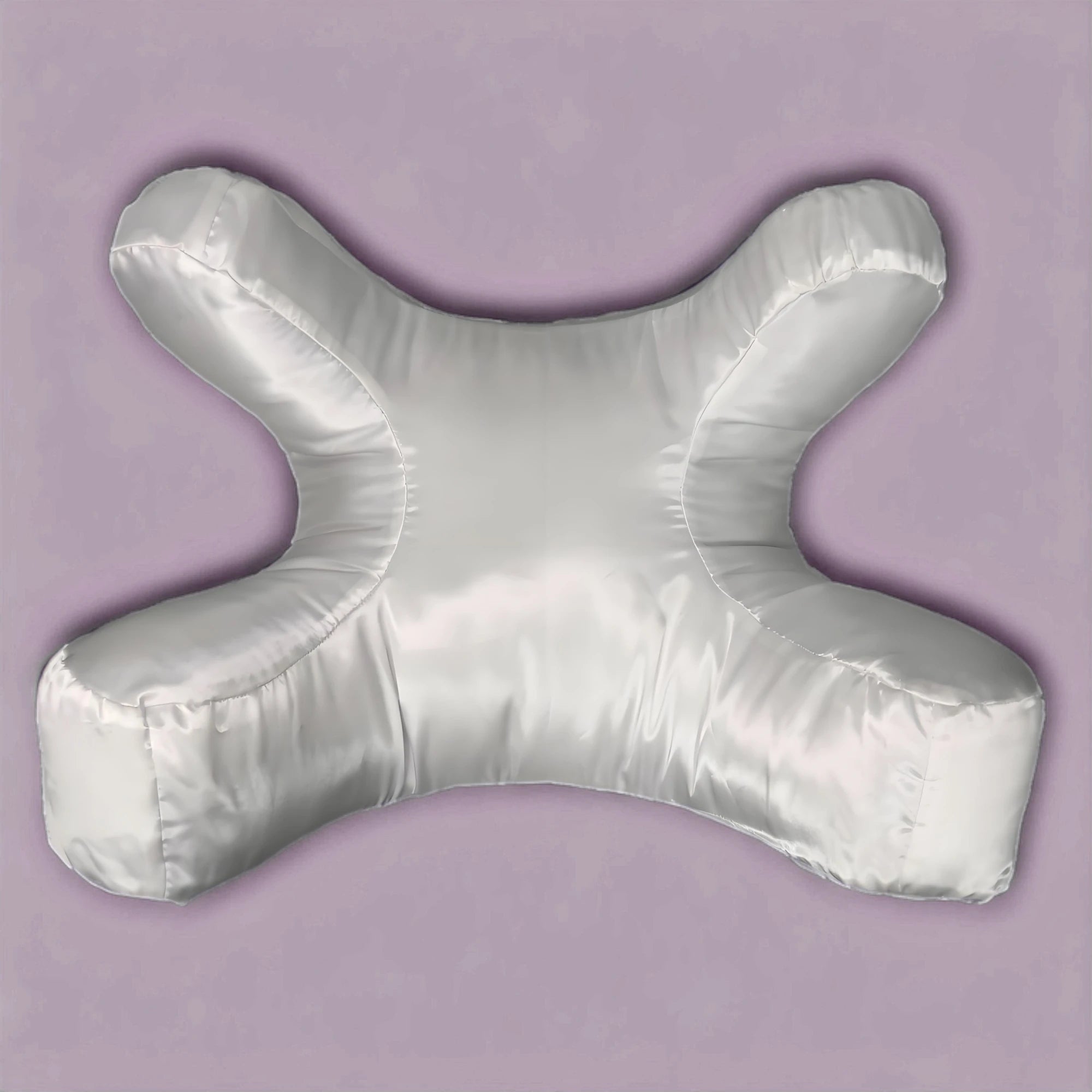 Face Pillow + Free White Satin Pillowcase! Beauty Sleep, Anti Wrinkles-Aging, Back Sleep