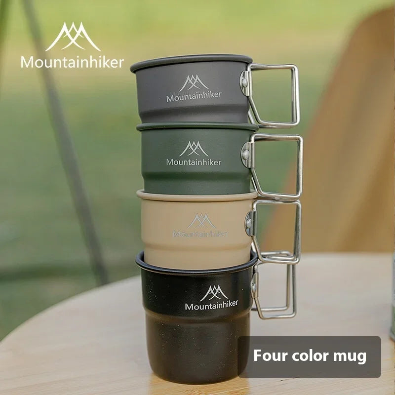 Mountainhiker Camping Cups Aluminum Cups Travel Cutlery Picnic Utensils Outdoor Gear Travel Cooking Sets Cookware Hiking