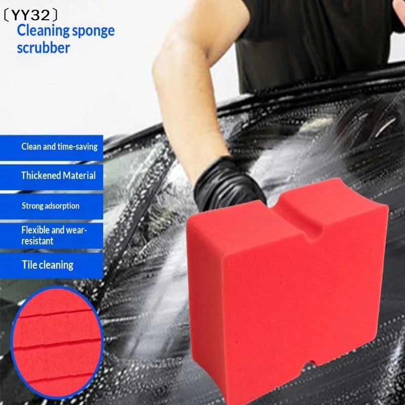 Large Size Car Washing Sponge Block Cut Soft Grid Foam Sponges Strong Water Absorption Home Car Wash Tool Cleaning Brushe〔YY32〕