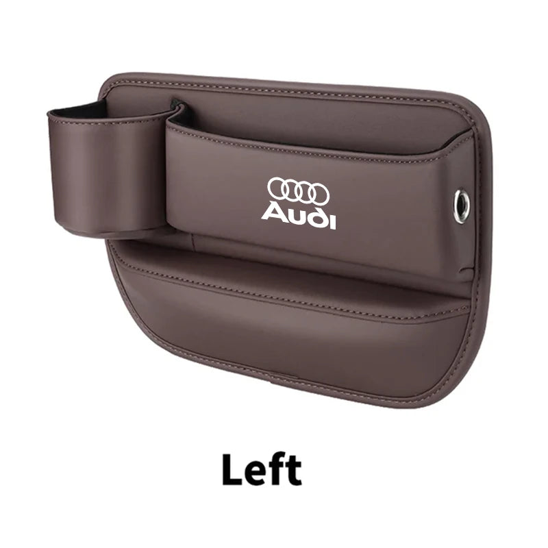 Car Seat Gap Crevice Storage Box Cup Holder For Audi A4 A3 A6 TT S4 S5 S6 A1 A2 A5 A7 A8 Q1 Q2 Q3 Q4 Q5 Q6 Q7 Q8 B8 B9 B6 C6 Qua