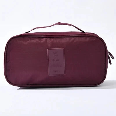 SNUGUG Portable Underwear Storage Bag Lightweight Dustproof Organizer Multifunctional Travel Container Bra Storage Bag