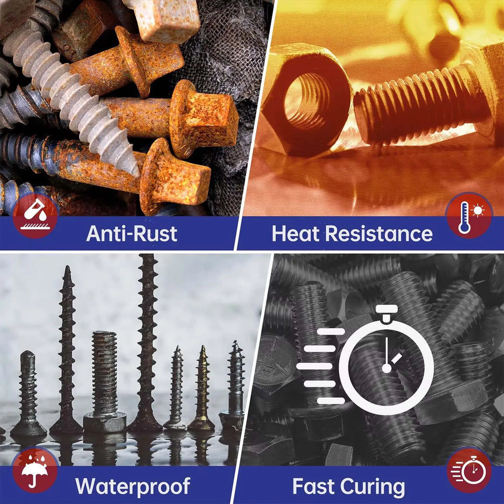 10PCS 10mL 271red Thread Locker Nuts-Bolts Locker Screw Adhesive Lock Tight Seal Fasteners Anaerobic Curing Metal Glue Rustproof
