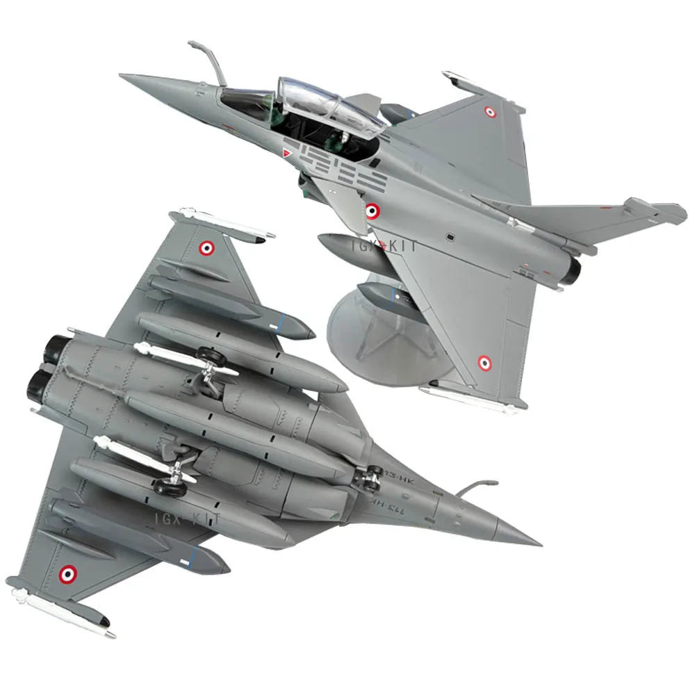 1/72 Scale France Air Force Rafale Fighter Jet Airplane Metal Military Finished Alloy Diecast Simulation Aircraft Model
