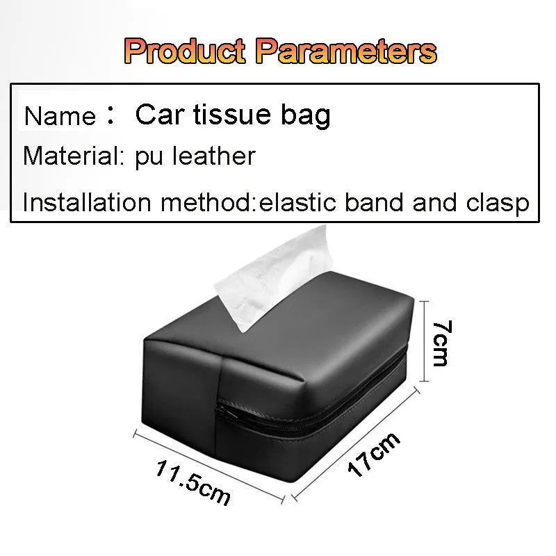 car accessories tissue bag,high-end,easy to install,for Volkswagen Jetta Golf Passat Polo Tiguan Arteon Touareg Taigo Caddy ID.3
