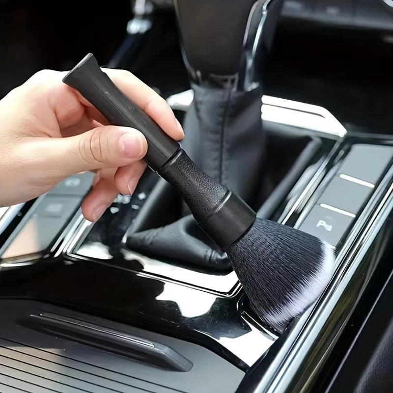 1pcs Car Interior Detailing Brush Soft Bristle Cleaning Brush Motorcycle CarCleaning Tool Auto Detail Dash Duster Brush