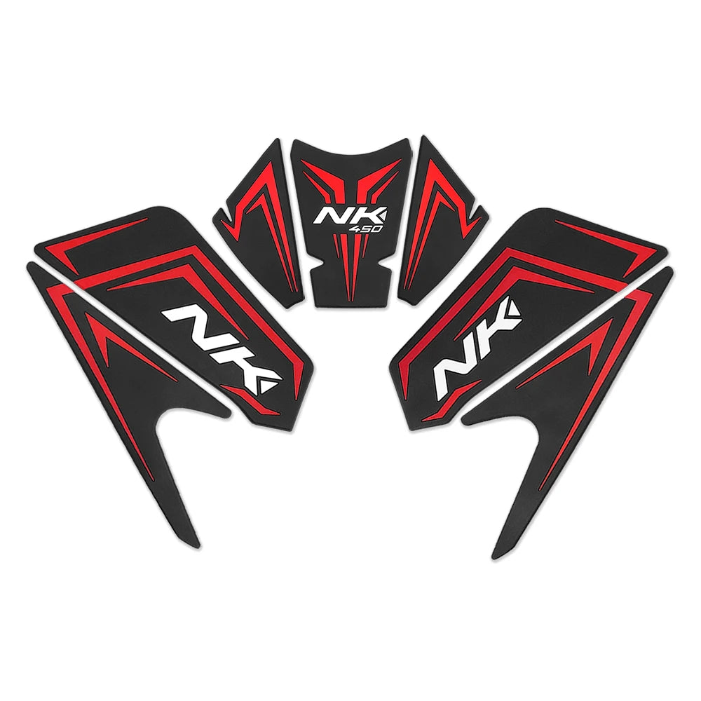 Motorcycle side fuel tank pad FOR CFMOTO 450NK NK450 450 NK CF450 2024 Tank Pads Protector Stickers Knee Grip Traction Pad