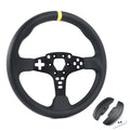ES&ESX R3 R5 12inch/305mm Generic Replacement Sim Racing Steering Wheel Come with Paddle Shifter Extension