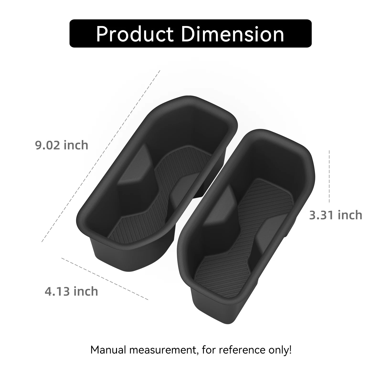 for Kia Telluride 2027 Car Water Cup Holder The Third Row Drinks Cup Holder Storage Box Case Interior Accessories 2pcs