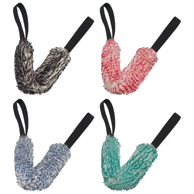 Car Wheel Wash Towel Automotive Tires Wiping Towel Wheel Hub Cleaning Rag  Long Strap Tires Detailing Towel For Cars Maintenance