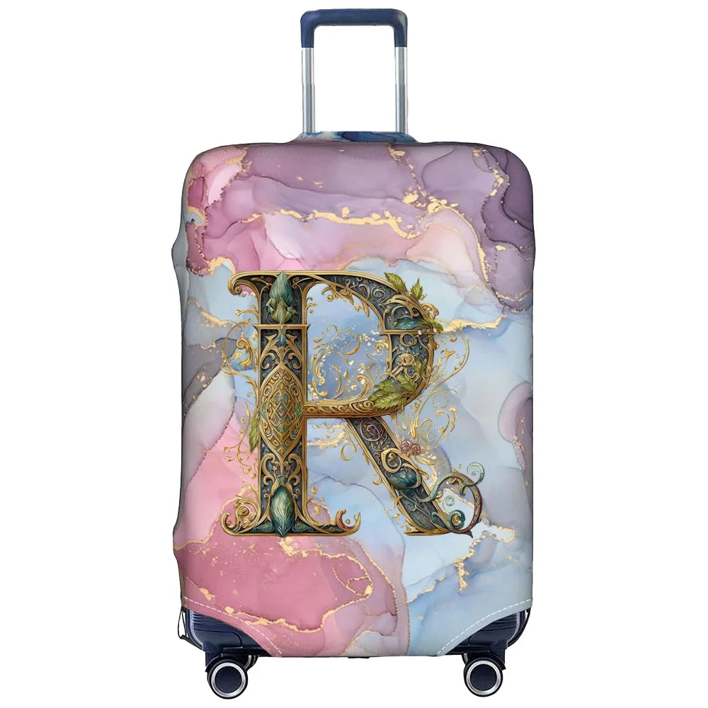 Luggage Cover Stretch Fabric Suitcase Protector Case Graphic Series Baggage Dust Case Cover Suitable 18-32 Inch Suitcase