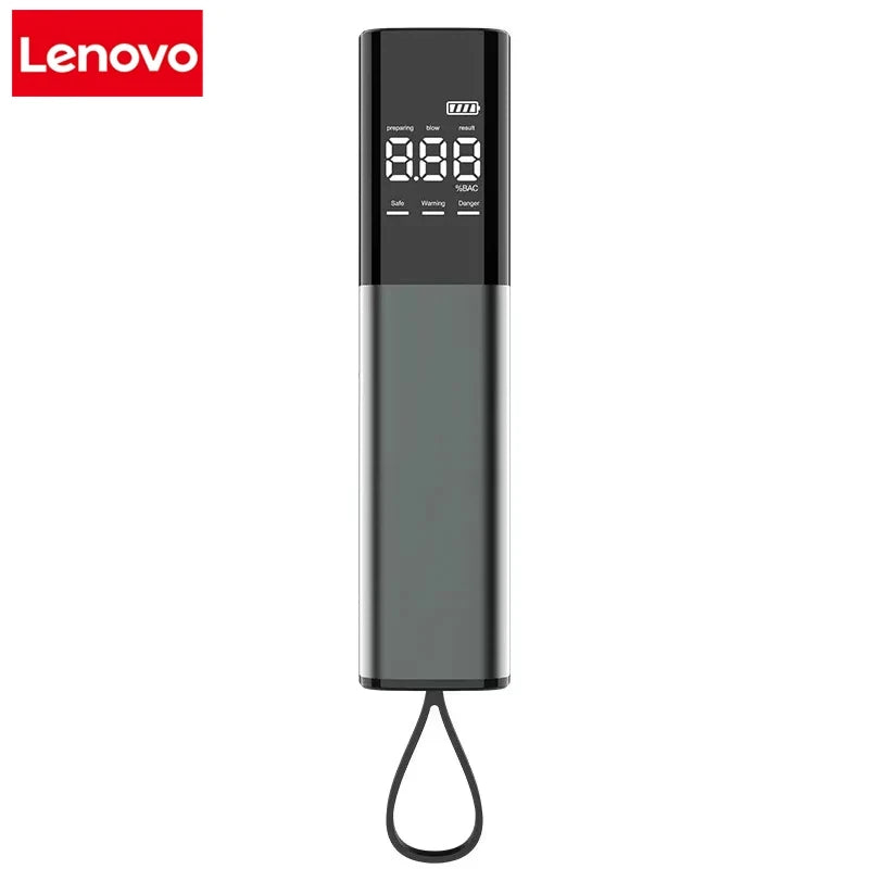Lenovo Portable Alcohol Breath Tester Accurate Blow Type Alcohol Detector Digital Breathalyzer For Home Car Safety Protection