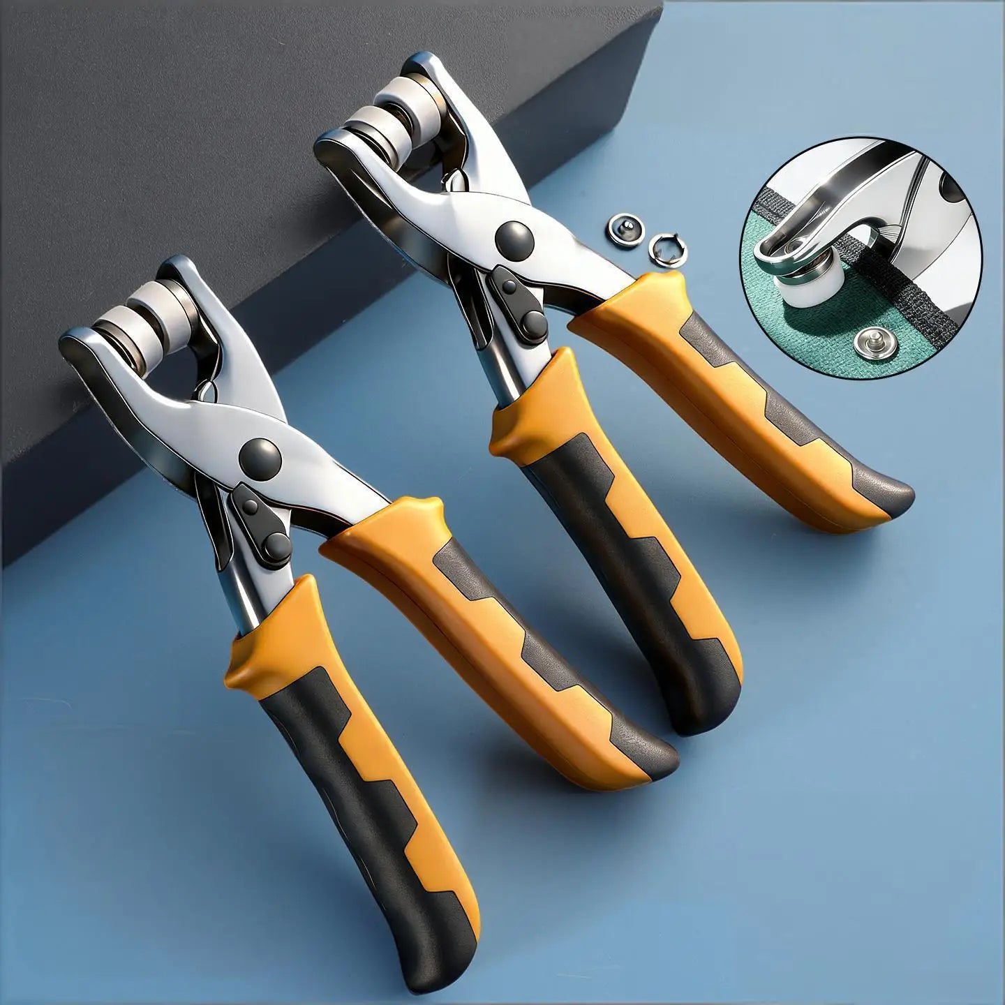 Leather Punch Eyelet Tool Belt Hole Punch Pliers, Hole Puncher Eyelet and Snap Setting Pliers Great for Crafts, DIY, Dog Collars