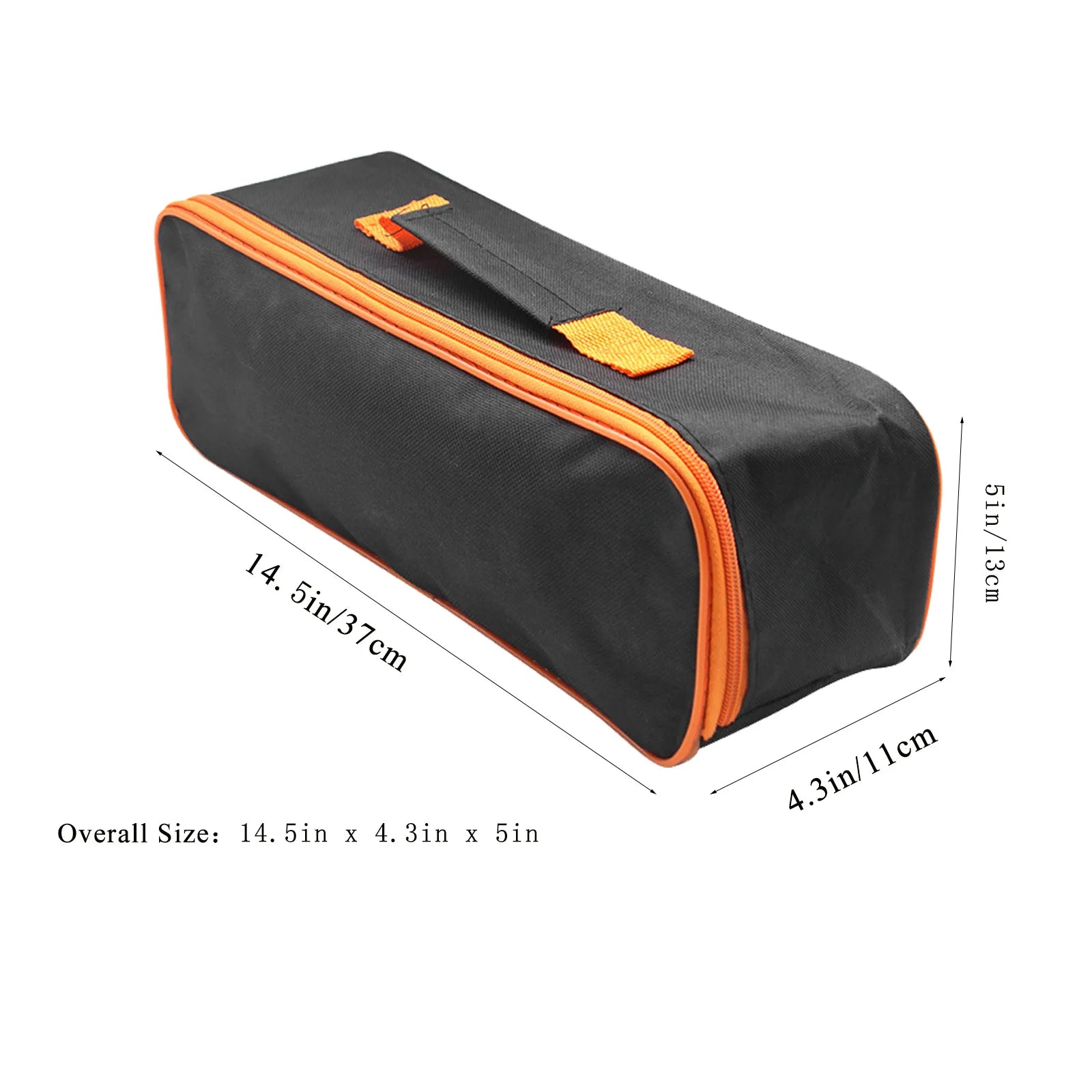 2-PCS Zippered Tool Pouch Bag: Multi-Purpose Organizer for Screwdrivers, Wrenches, Pliers & More - Ideal for Mechanic, Garden, C