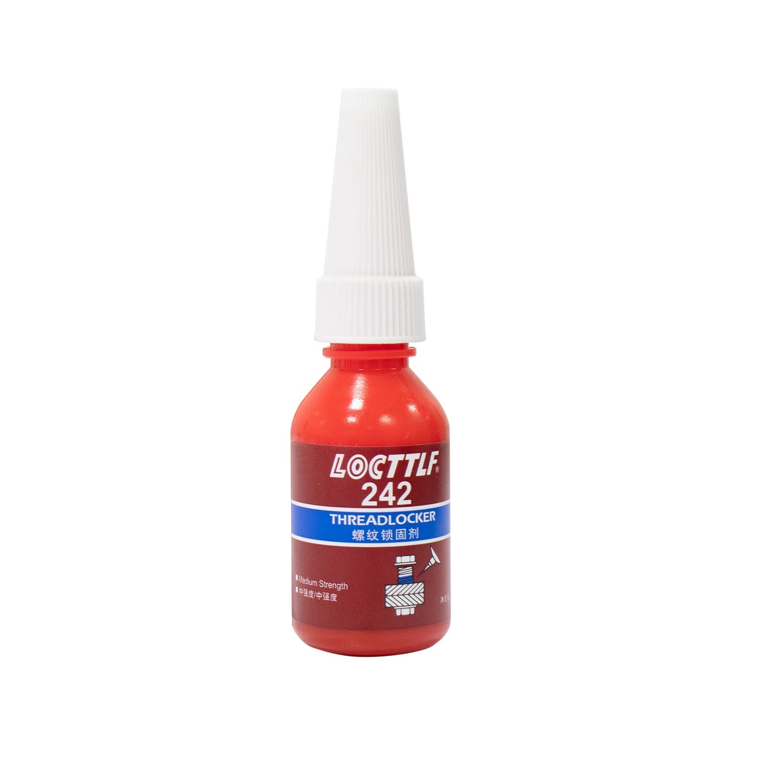 10ml Threadlocker 242 Blue Medium Strength Anaerobic Adhesive Anti-Rust Thread Lock & Seal For Hardware