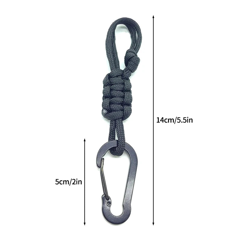 Outdoor Water Bottle Buckle Keychain Camping Hiking Supplies Multifunctional Kettle Umbrella Rope Hat Buckle Keychains