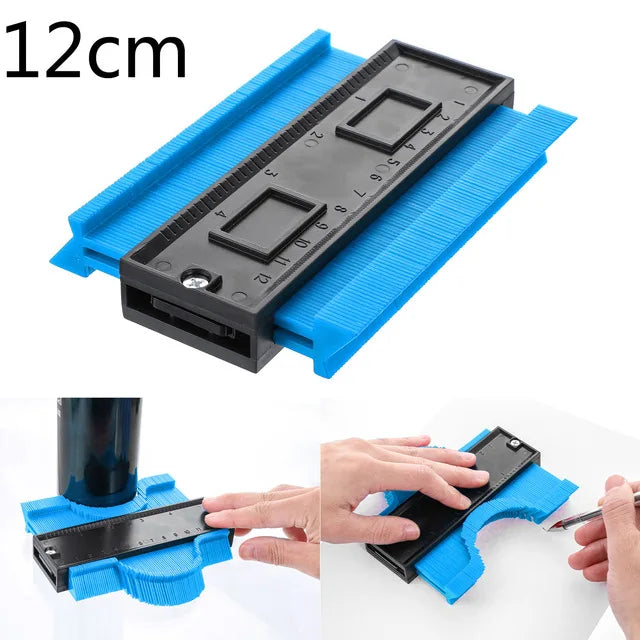 Onnfang Newest Contour Gauge  Multifunctional Plastic Profile Copy Contour Gauges Standard measuring instrument General Tools