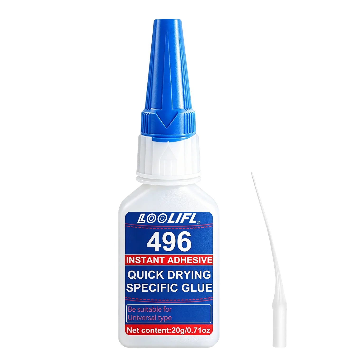 LOOLIFL Super Glue 401 406 414 480 495 496 380 480 Cyanoacrylate Instant Adhesive Suitable for Super Bonding of All Materials