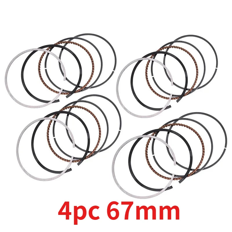 1/4pc STD 67mm for Honda CB750 Motorcycle Engine Cylinder Piston Rings CB750 NIGHTHAWK 750 SEVEN FIFTY RED DRIVING SCHOOL 91-08
