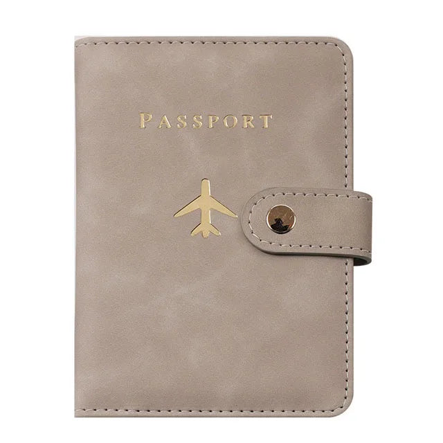 Passport Case Vintage Leather Pattern Passports Holder Women Man ID Bank Credit Card Organizer Storage Case/Travel Accessories