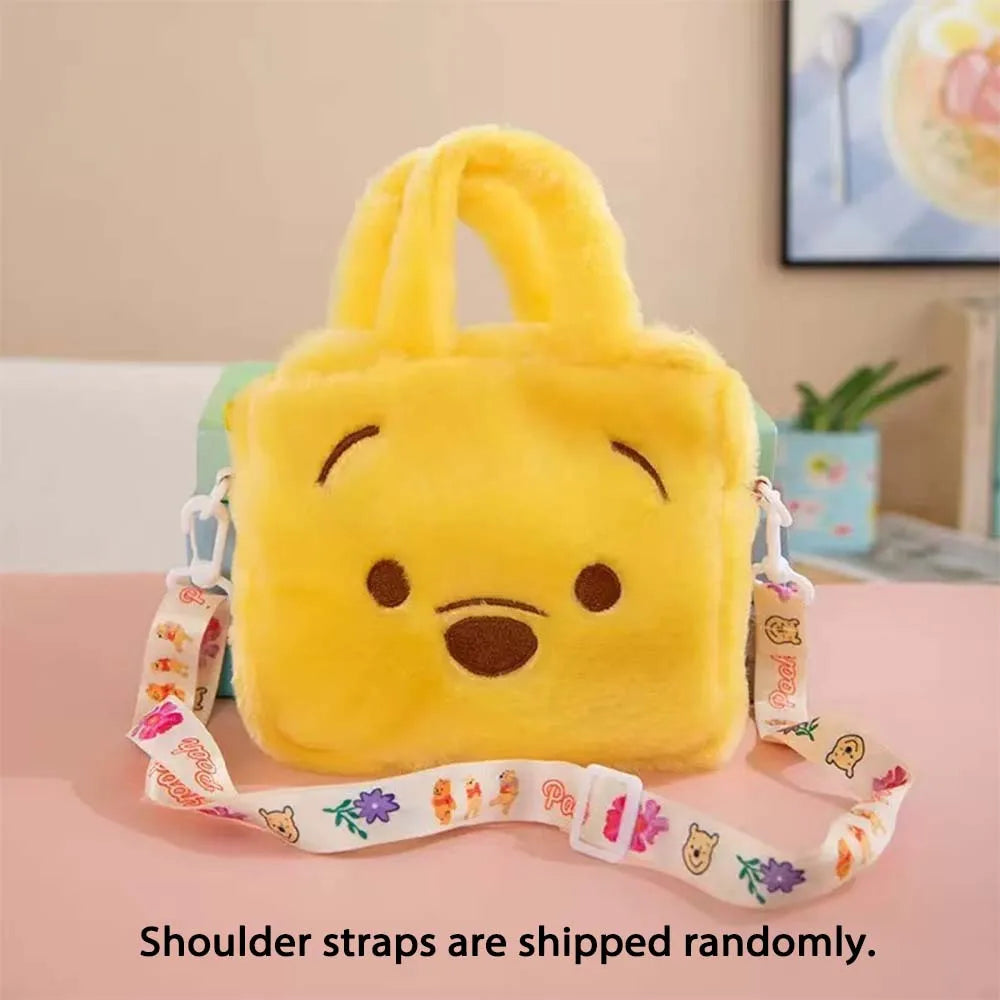 1pc Disney Stitch, Strawberry Bear Crossbody Bag, Cute Portable Shoulder Bag, Handbag Commuter Bag