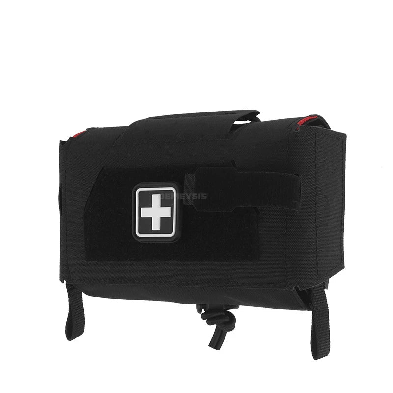 Tactical Compact Trauma Kit Quick Pull Split Hunting Hiking IFAK Medical First Aid Pouch Outdoor Camping Survival Equipment