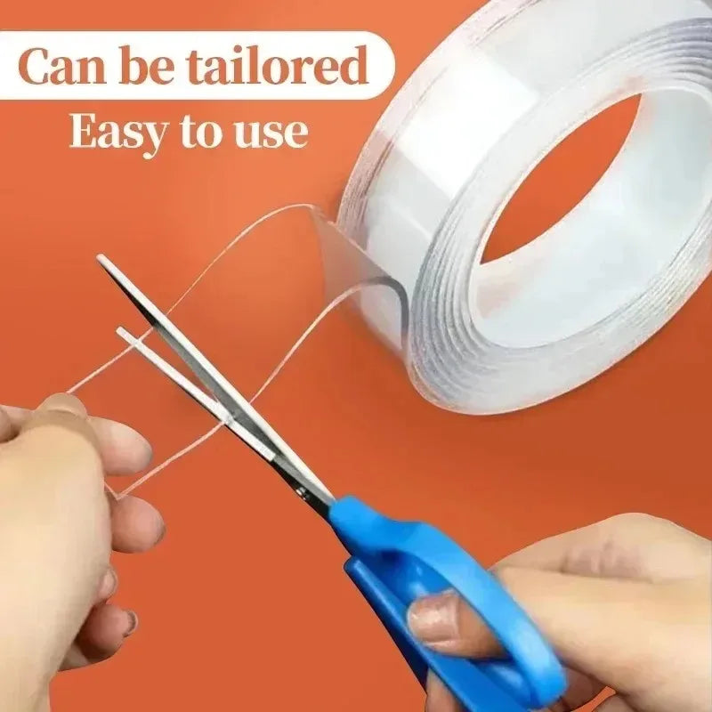 Strong Nano Adhesive Double-sided Tape with Super Strong Adhesion No Trace, Nail Free, Wall Mounted Strong Load-bearing Capacity