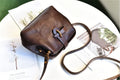 Fashion Genuine Leather Mini Ladies Shoulder Bag Natural First Layer Cowhide Women's Weekend Party Green Small Crossbody Bag