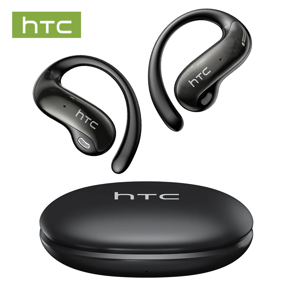 Bluetooth Wireless Headset HTC NE19 Open Ear Sports Earbuds Strong Bass Waterproof Ear Hook Stereo Bluetooth Auricles Choice