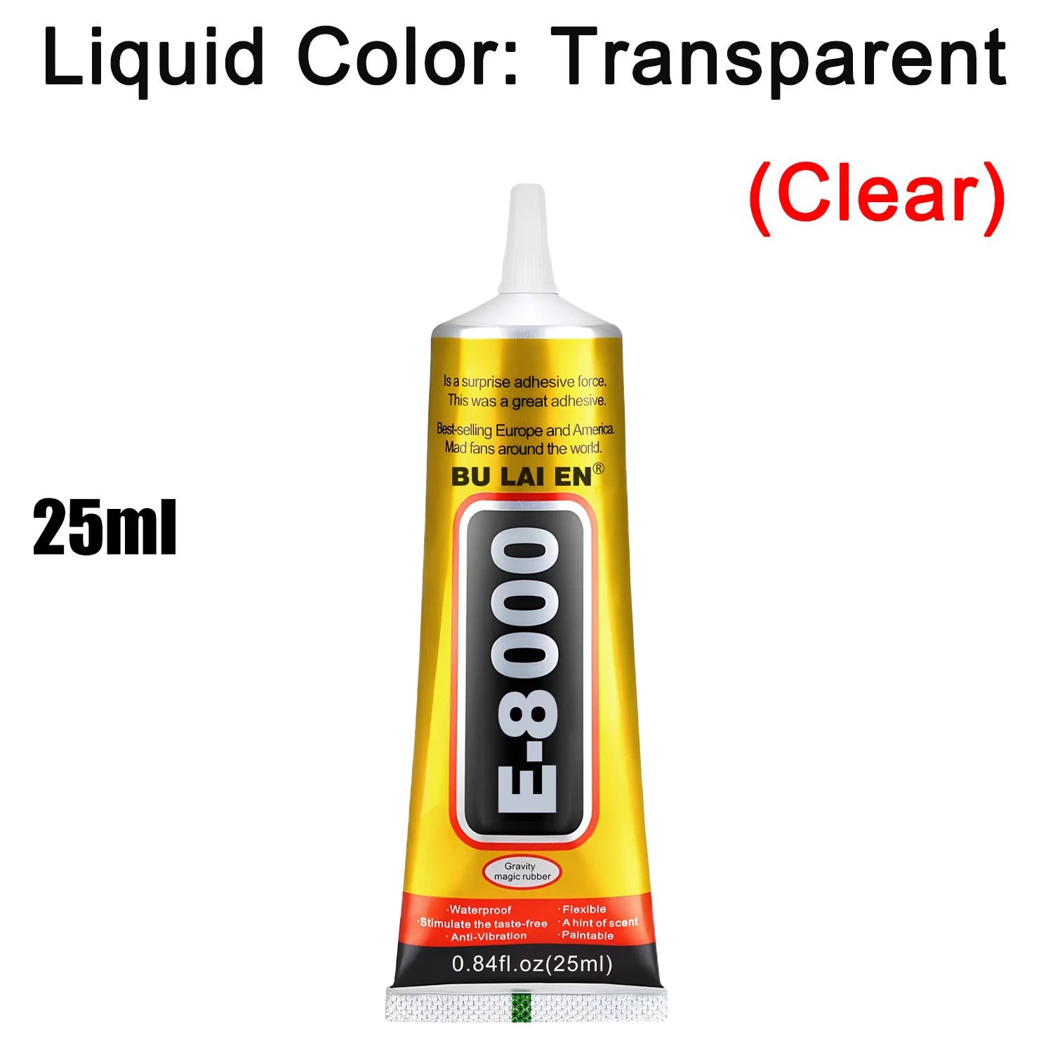 15/25/50/110ml E8000 Glue 110ml  Mobile Phone Screen Repair High-Strength Transparent Super Screen Border Adhesive Glass Jewelry DIY Crafts Universal Touch Screen Tools.