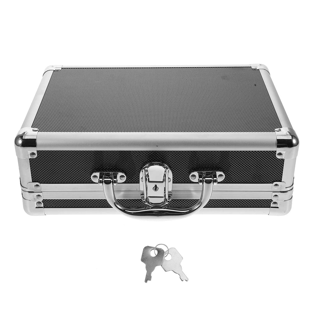 Aluminum Alloy Toolbox Portable Heavy Duty Multi Functional Tool Storage Case for Home Workshop DIY Organization Large Capacity