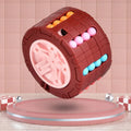3D Cylinder CubeToy Magical Bean Gyro Rotate Slide Puzzle Games Relieve Stress Children Educational Montessori Infant Toys Gift