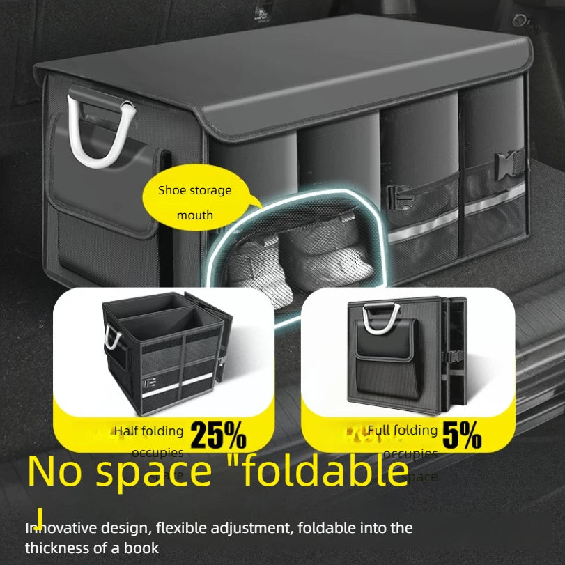Car Trunk Storage Box Car Storage Box Car Interior Supplies Trunk Sorting Shoe Storage Artifact