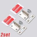 L-type Ultra Thin Door Strong Magnets Cabinet Catches Stopper Invisible Adhesive Drawer Magnet Lock for Kitchen Closet Closer