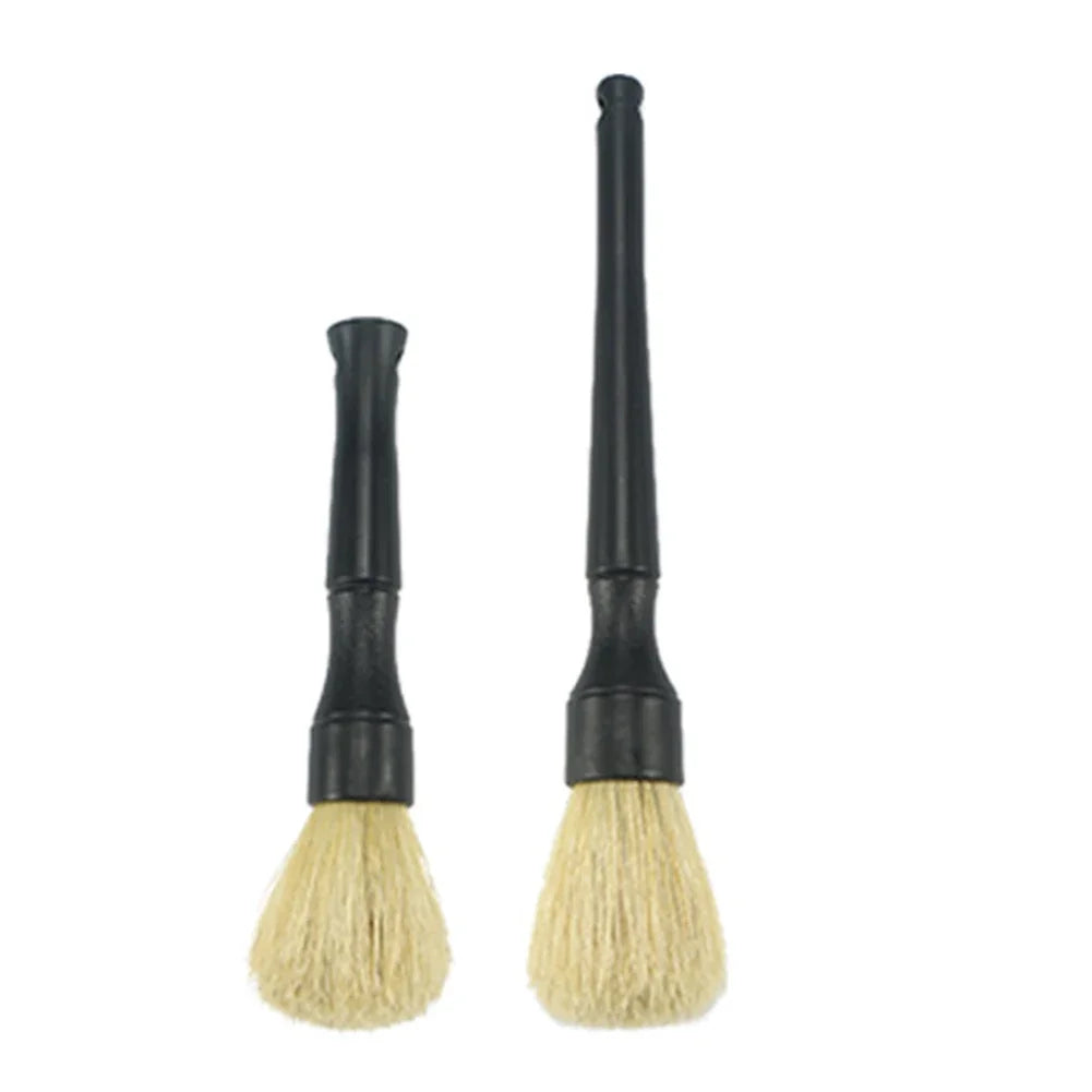 2PCS Car Detailing Kit Air Conditioner Supplies Crevice Brush Car Cleaning Tools Auto Wash Accessories Car Detailing Brush