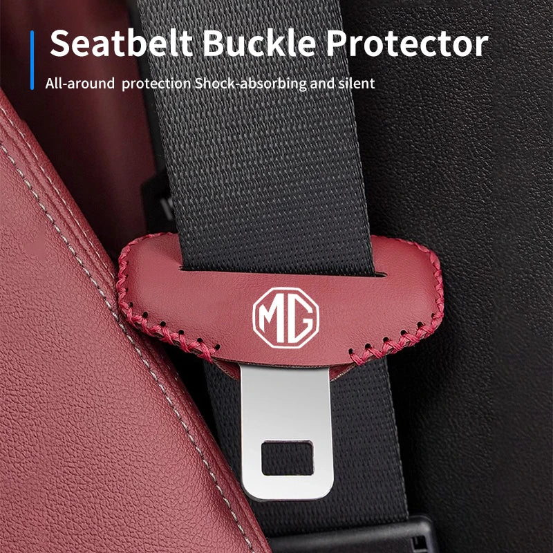 Car Seat Belt Buckle Clip Dustproof Cover Anti Scratch Protector Accessories For Morris Garages MG HS 2025 6 3 5 7 TF ZR ZS HS