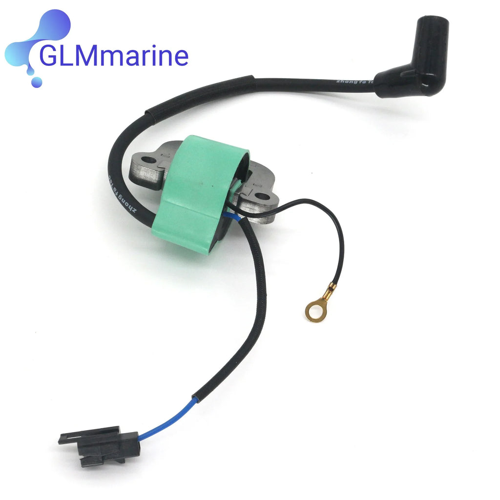 Ignition Coil Assembly for OMC Johnson Evinrude 9.9 15 40 Hp Outboards Engines Coil 502880 581407 0581407 18-5196
