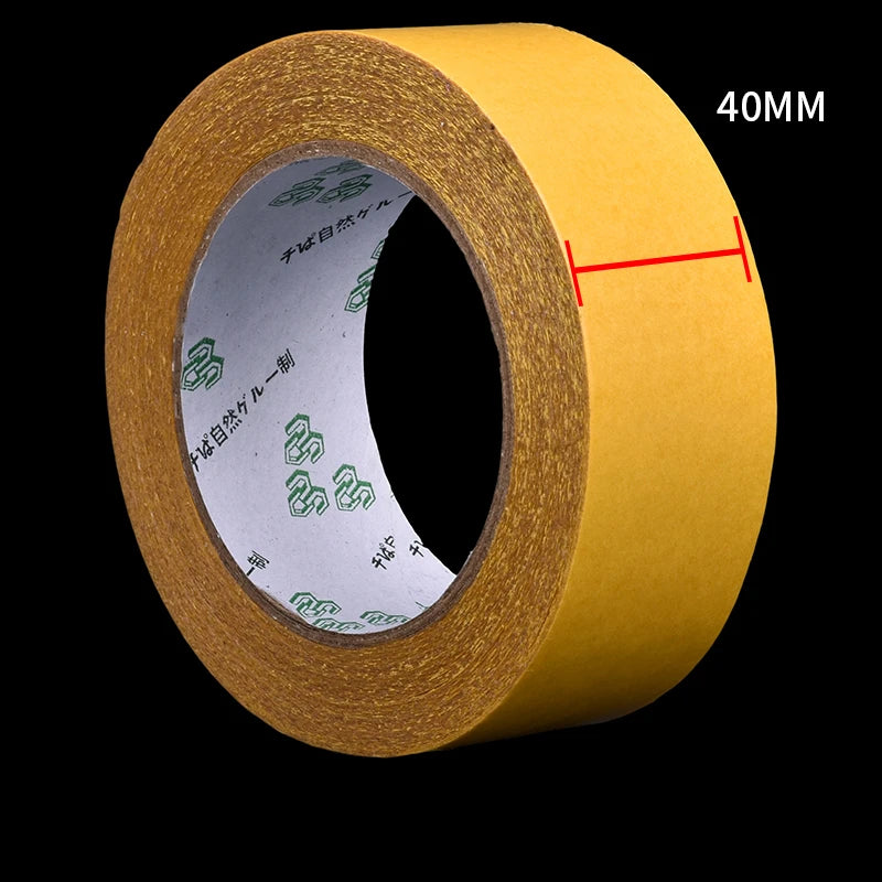 YX Double-sided Fiberglass Grid Sticky Adhesive Fiber Transparent Mesh Tape Strong Waterproof Tape Thick 20 Meter