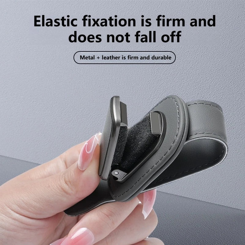 Car Sunglasses Clip Universal Card Ticket Holder Stand Fastener Pen Case Eyeglasses Sun Visor Car Accessories