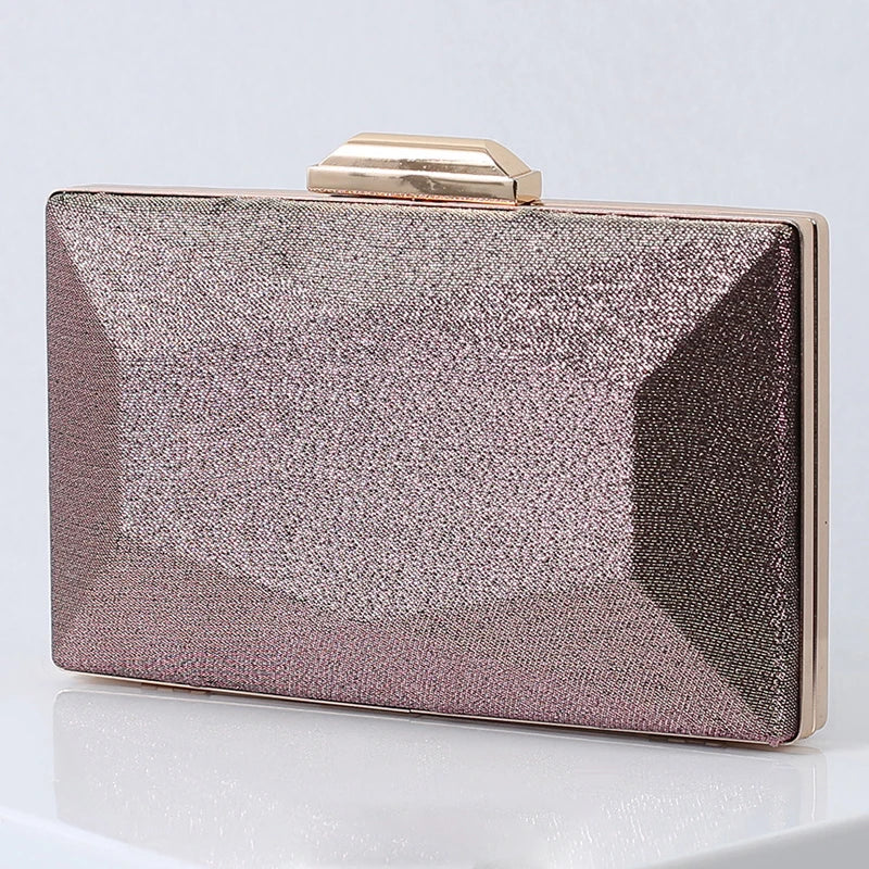 Purple Handbags for Woman Brand Luxury Clutch Evening Wedding Party Crossbody Shoulder Bag and Small Messenger Purse Summer