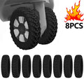 8PCS Silicone Luggage Wheels Protector Noise Reduction Suitcase Caster Cover