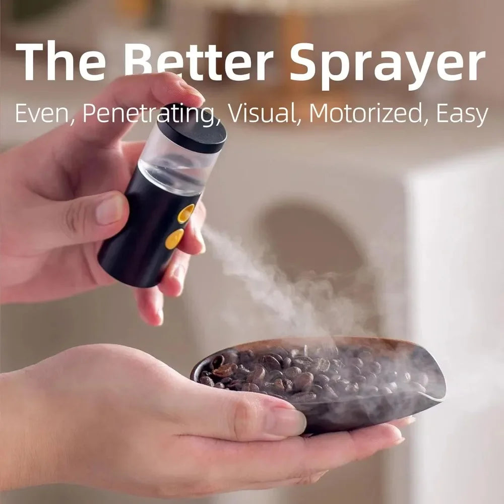 Waking Coffee Beans Nano Sprayer Static Reducer Elimination Powder Residue Cleaner Rechargable Spray Portable Humidifier