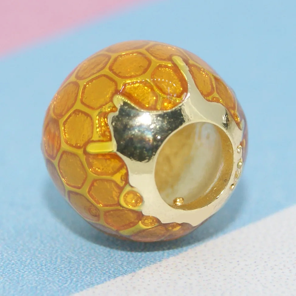 New Fashion 925 Sterling Silver Flower Cherry Round Beads Charms Pendant Fit Original Bracelet DIY Jewelry For Woman Gift