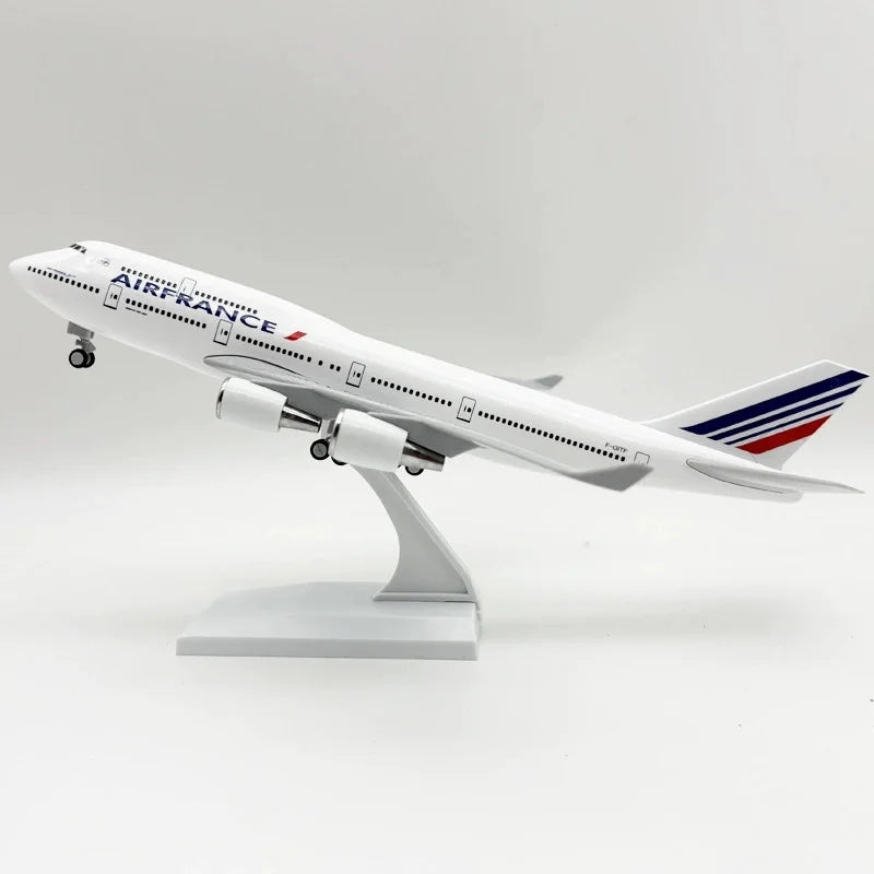 30cm Scale Plane 1/250 B747 Series Model Airplane Toy Resin Diecast Airplanes Building Kit (With Stand) Aviation Toys for Boys