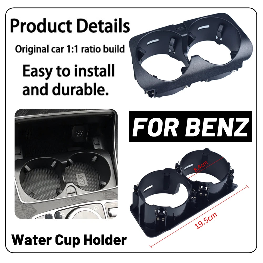 For Mercedes W205 W213 W253 W447 Car Center Console Drinking Water Cup Holder Replacement For Benz C E GLC Class 2056800691