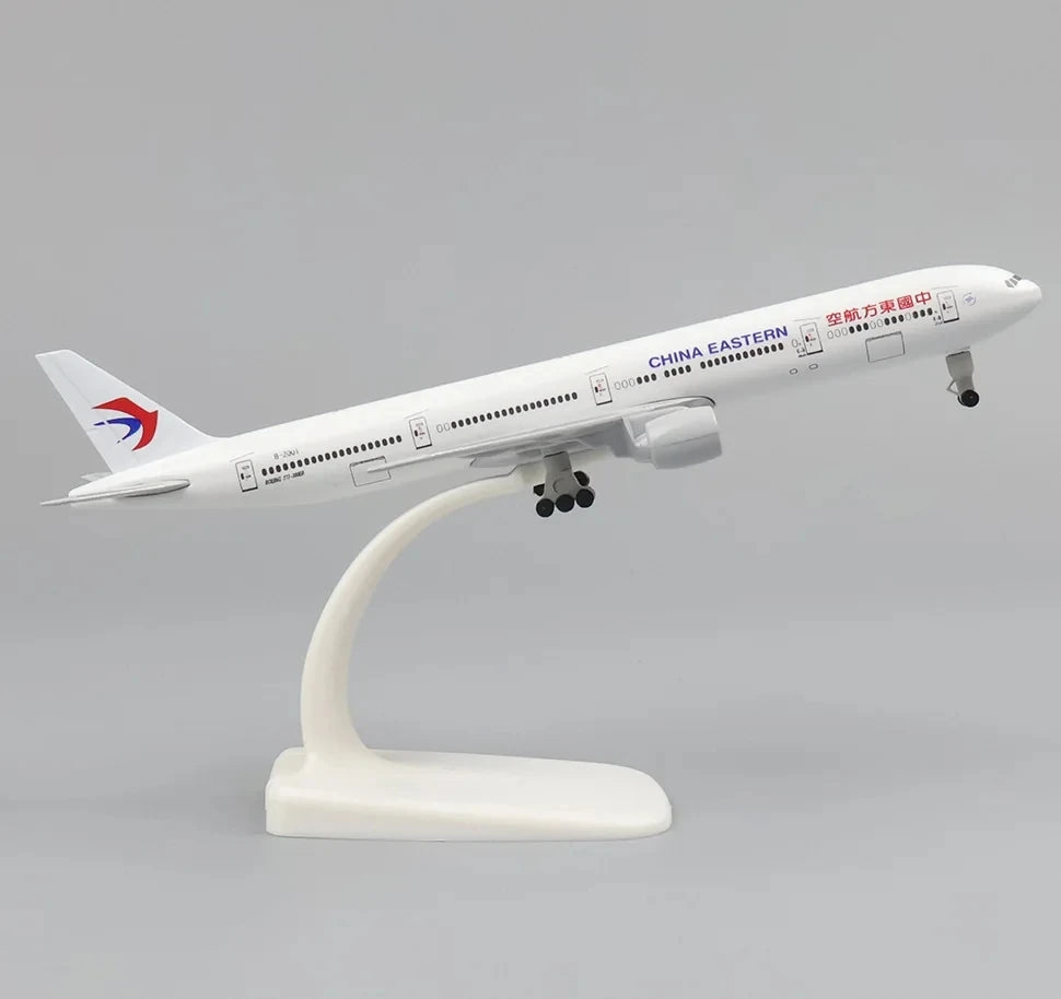 20cm Metal Scale Aircraft Air China Eastern Airlines 777 B777 Airways Aeroplane Airplane Kids Toys Collected Gift By Aviation