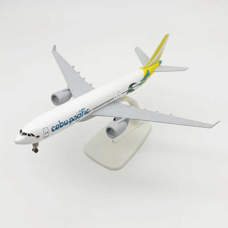 20cm Scale Airplanes Cebu Pacific Airlines A330 Model Planes Metal With Stand & Wheels Souvenir Plane Toy Aviation Enthusiasts G