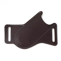 1PC Leather Knives Sheaths EDC Folding Knives Carrier Survival Waist Belt Clip Bag Folding Knife Anti-scratch Leather Cover Pack