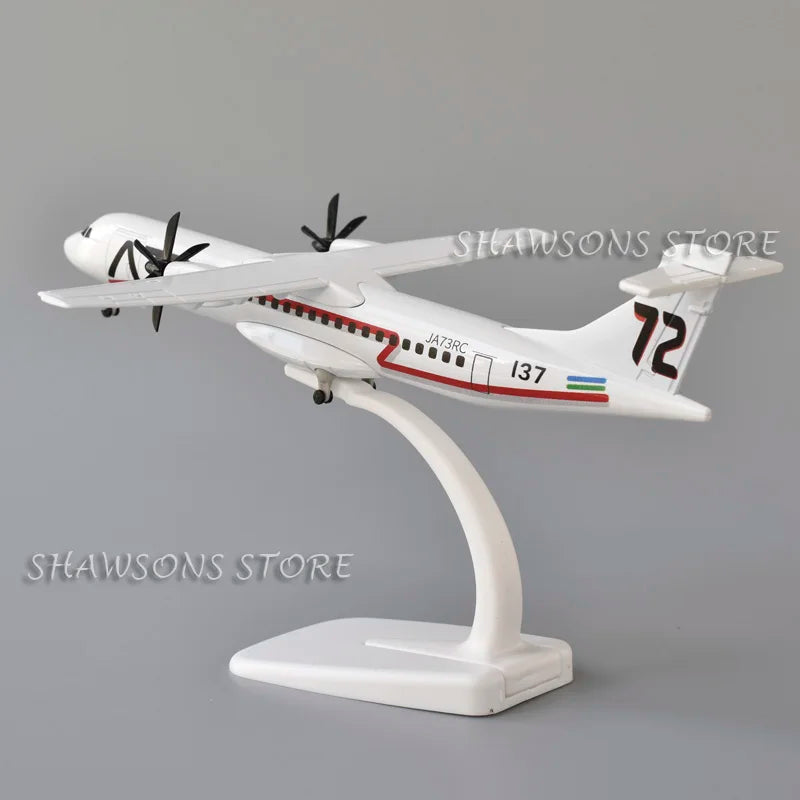 1:140 Diecast Metal Model Plane Toy ATR-72 Original Version Miniature Replica Collectible