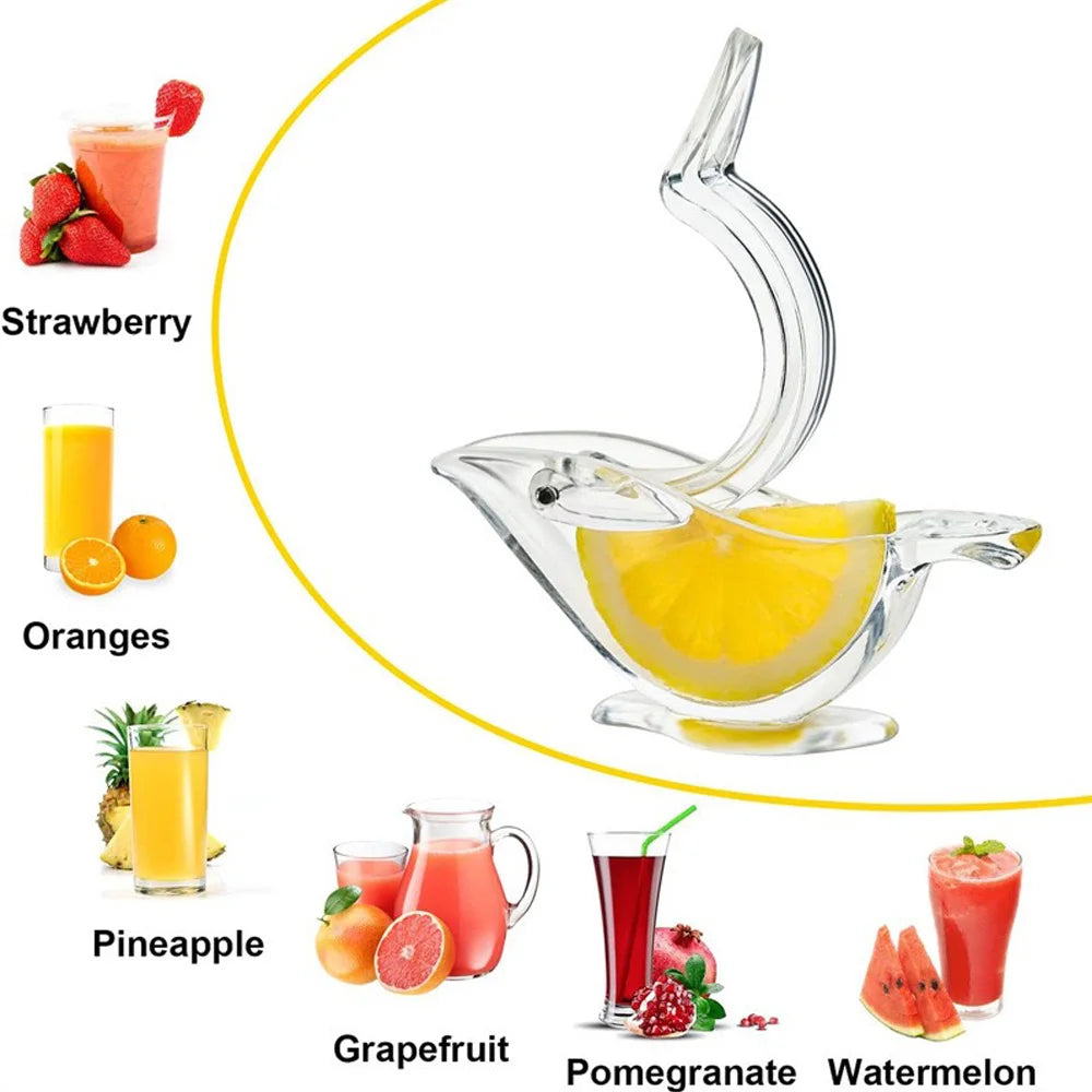 6PCS/3PCS/1PC bird shaped manual lemon juicer, suitable for manual juicers of various fruits